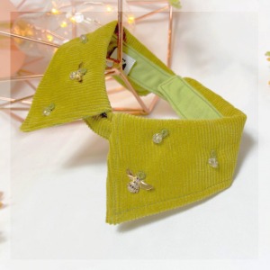 네모네 - 별난꿀벌넥카라 넥카라 OLIVE﻿ /고양이 스카프 케이프 강아지옷